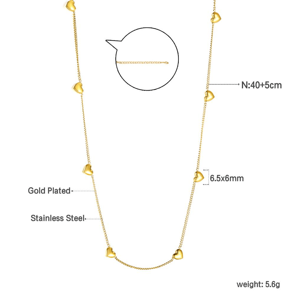 Heart drop necklace - Aevum.accessories#hypoallergenicjewelry#Heart drop necklace - Aevum.accessories