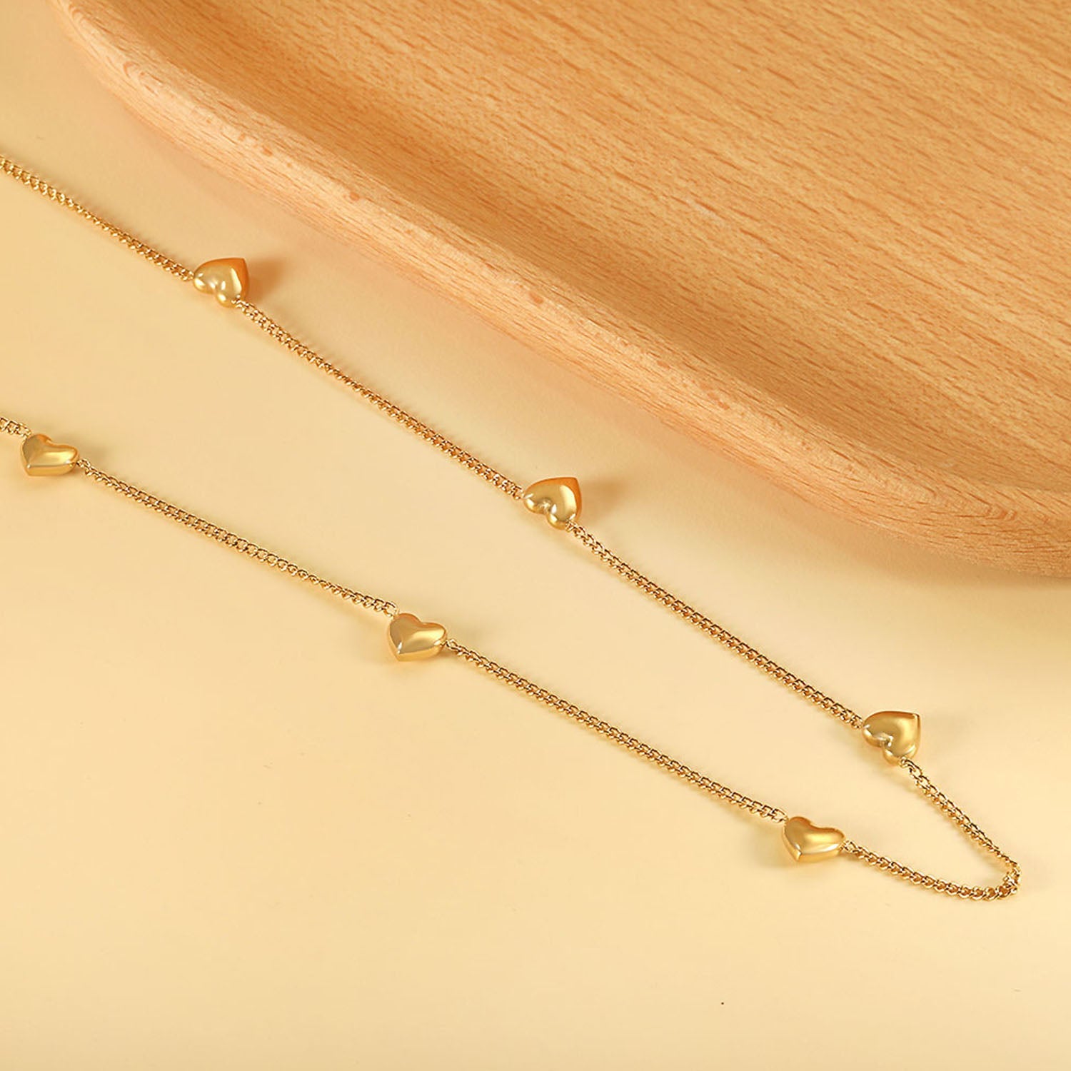 Heart drop necklace - Aevum.accessories#hypoallergenicjewelry#Heart drop necklace - Aevum.accessories