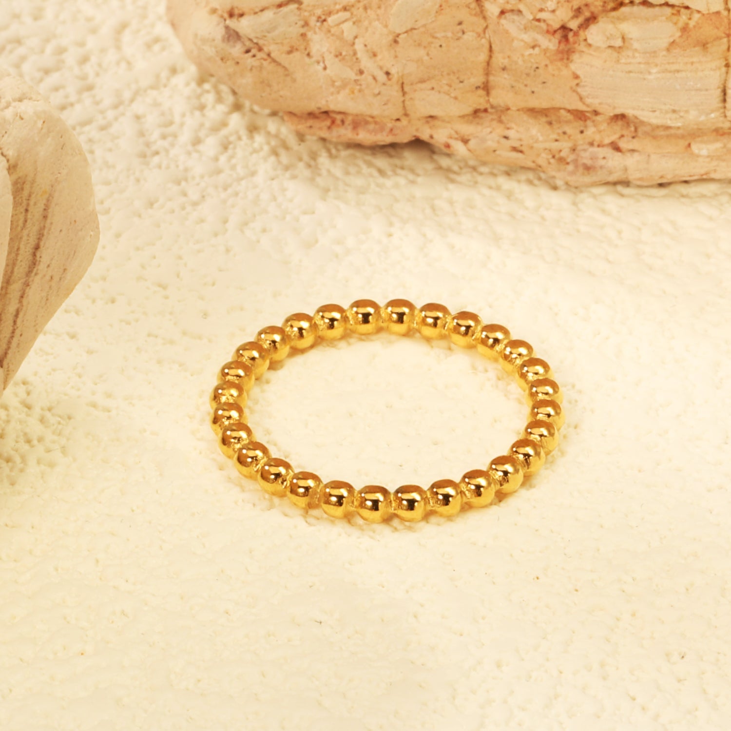 Mini Beaded Ring - Aevum.accessorieshypoallergenicjewelry