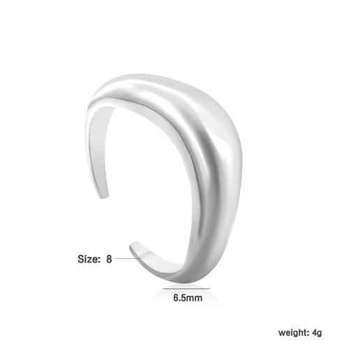 Silver Arc Statement ring - Aevum.accessorieshypoallergenicjewelry